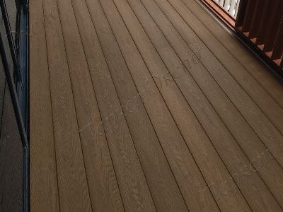 Террасная доска  CM Scandinavia, CM Decking BARK Teak(Тик), материал - древесно-полимерный композит - 1