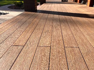 Террасная доска  CM Scandinavia, CM Decking ZEBRANO Brown, материал - древесно-полимерный композит - 3