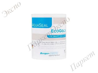 Лак для паркета Aqua-Seal Eco Gold, Однокомпонентный акрилово-полиуретановый лак на водной основе