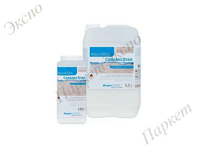 Лак для паркета Aqua-Seal Ceramic Star, Двухкомпонентный полиуретановый лак на водной основе