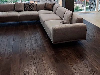 Инженерная доска Дуб Орех Дымчатый   обработка   