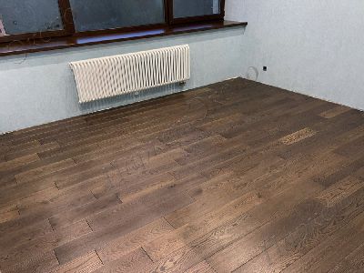 Инженерная доска Дуб Орех Дымчатый   обработка   