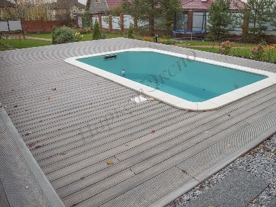 Террасная доска  CM Scandinavia, CM Decking ROBUST Ashwood(Ясень), материал - древесно-полимерный композит - 1