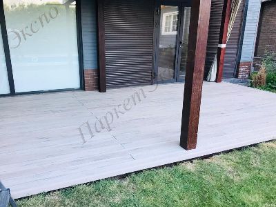 Террасная доска  CM Scandinavia, CM Decking MIX Ashwood, материал - древесно-полимерный композит - 3