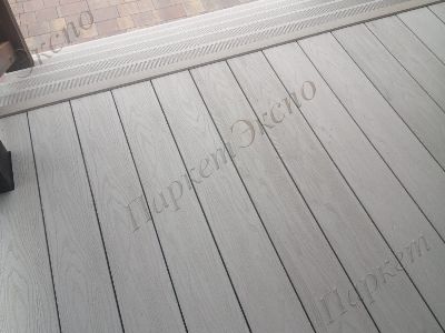 Террасная доска  CM Scandinavia, CM Decking BARK Ashwood(Ясень), материал - древесно-полимерный композит - 1
