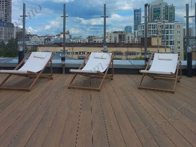 Террасная доска  CM Scandinavia, CM Decking MIX Wenge, материал - древесно-полимерный композит - 2